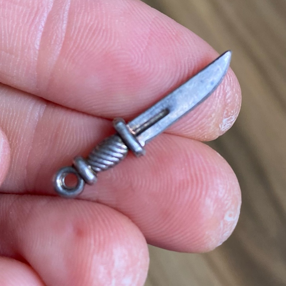 Rare Vintage Little Knife Charm